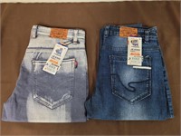2x new jeans size 33 (aprox 34 length)
