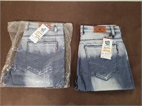 2x new jeans size 34 (aprox 34 length)