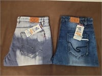 2x new jeans size 36 (aprox 34 length)