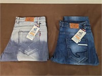 2x new jeans size 38 (aprox 34 length)