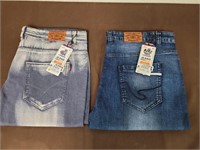 2x new jeans size 40 (aprox 34 length)