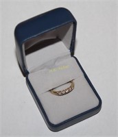 14K Gold and Diamond Anniversary Ring