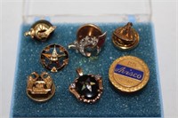 14K Gold Masonic Pins and Pendant