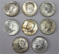 1964 - 1969 Kennedy Silver Half Dollar Coins