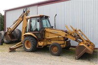 Case 580K 2WD Backhoe w/Extendahoe