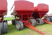 Rempel 500bu Gravity Bin w/Tarp, Duals All Around