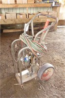 Torch Cart w/Hoses and Guages