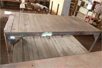 Steel Workbench w/Wood Top