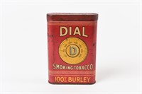 DIAL SMOKING TOBACCO "100% BURLEY" POCKET POUCH