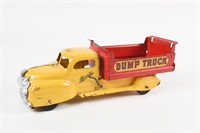 1940'S LINCOLN TOYS PRESSED STEEL DUMP TRUCK