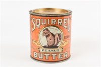 VINTAGE  SQUIRREL PEANUT BUTTER 57 OZS. CAN