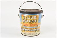 1950'S CLUB HOUSE PEANUT BUTTER 4 LBS. PAIL