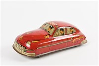 1952 FORD FIRE DEPT. CHIEF TIN LITHO FRICTION CAR