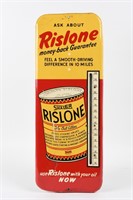 RISLONE OIL ALLOY PAINTED METAL THERMOMETER