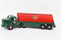 MINNITOYS B/A (GREEN/RED) OIL TANKER TRUCK