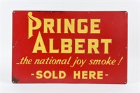 PRINCE ALBERT NATIONAL JOY SMOKE SOLD HERE SIGN