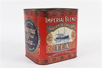 EARLY IMPERIAL BLEND INDIAN & CEYLON TEA  CANISTER