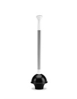 WHITE TOILET PLUNGER