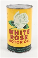 WHITE ROSE MOTOR OIL  IMPERIAL QUART CAN