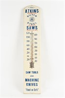USE ATKINS STERLING SILVER SAWS WOOD THERMOMETER