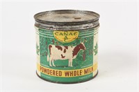 RARE CANADIAN POWDERED WHOLE MILK LB. CAN