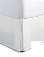 $80 Hotel Collection Plume Queen Bedskirt White