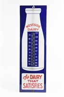 WESTSIDE DAIRY PORCELAIN THERMOMETER