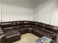 Leather sectional MSRP $2499 Addyson living