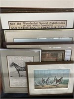 19th / 20th C Harness Horse Racing Prints, 9