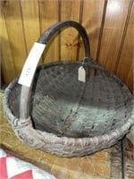 19th Century Split Oak Woven Basket