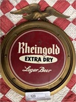 Rheingold Wooden Beer Advertisement