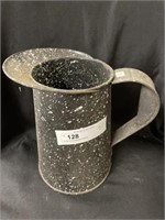 Early Enamelware Pitcher