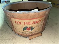 Ox-Heart Chocolate Cream Drops 15lbs. Canister