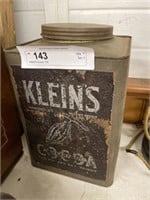 Klein's Coco Tin