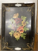 Toll Ware Decorated Tray