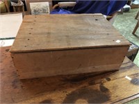 16x12x5 1/2 Wood Box And Contents