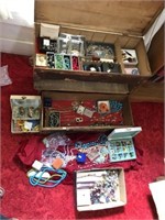 Assorted Jewelry And Boxes