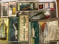 Vintage Wooden and Plastic Fishing Lures