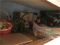 Large Christmas Assortment In Upper Closet