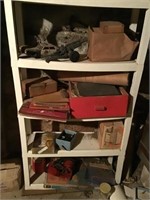 Plastic Shelf And Contents, Toys, Miscellaneous