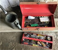 Toolbox And Contents, Oil Can