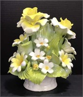 Bravo Snc Italian Ceramic Floral Centerpiece