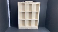 Collectibles Display Wall Shelf Plastic White