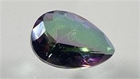 Certified 4.05 Cts Pear Cut Mystic Topaz