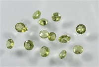 6 Cts Mixed Cut Peridots 5 MM