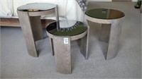 3 PC ACCENT TABLES