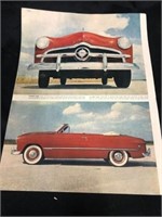 Approximately 75 Ads for 1950's Ford Motor