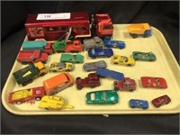 Assorted Matchbox and Buddy L Diecast Toy Vehicles