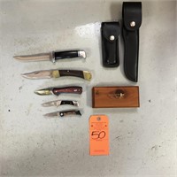 (4) Buck Knives