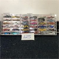 Misc. Model Cars w/ Display Case